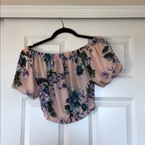Off the shoulder blouse
